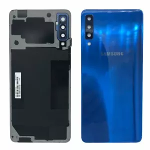 Tapa Trasera CON LENTE DE CAMARA para SAMSUNG GALAXY A7 2018 AZUL Desmontaje - Imagen 1 de 1