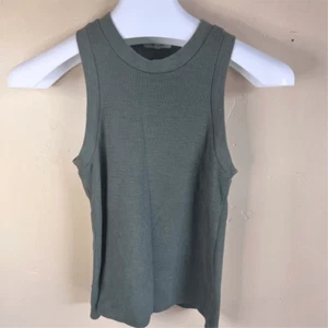 Madewell Women's Dark Green Tank Top Size Small Staple Wardrobe Capsule Classic - Picture 1 of 5