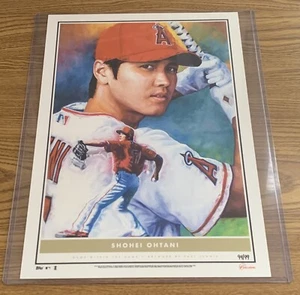 2020 TOPPS GAME WITHIN A GAME #7 SHOHEI OHTANI 10''X"14 FINE ART PRINT 94/99 - Bild 1 von 1