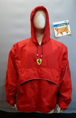 Giacca con cappuccio Ferrari Vintage Formula 1 F1 1999 giacca a vento imperme... - Image 1 of 4