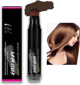 Temporary Hair Dye Brown,Disposable Hair Colour Wax Liquid,Instant White Hair Co - Picture 1 of 7