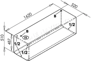 Osculati Tank For Drinkable Water 400 L - Picture 1 of 1