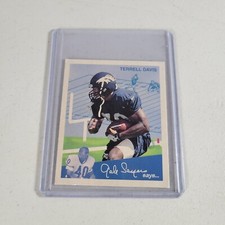 Goudey II Terrell Davis #30 Mini Football Card Denver Broncos 1997 Fleer