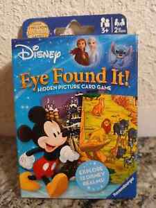 Disney Eye Found It Hidden Picture Card Game COMPLETE Mickey Mouse 2021