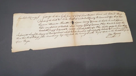 1773 Declaration Justice James Wilson Signed Alexander Hamilton Case(Same Name) Cover