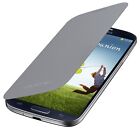 Pour Samsung Galaxy S4 Housse Etui Flip Cover Gris I9500 I9505