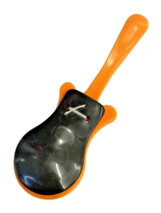 Perlmutt mit Griff Würfel Kunststoff Castanets Orange und Schwarz Unterrichtsmusik - Bild 1 von 8