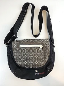 Sherpani Millie Crossbody Purse Bag Black Green Medium Anti Theft - Picture 1 of 10