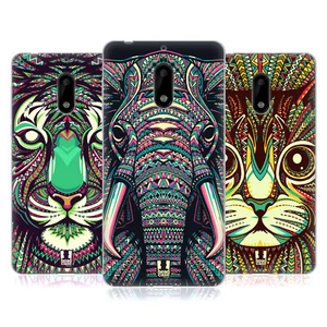 HEAD CASE DESIGNS AZTEC ANIMAL FACES 2 GEL CASE FOR NOKIA PHONES 1 - Picture 1 of 10