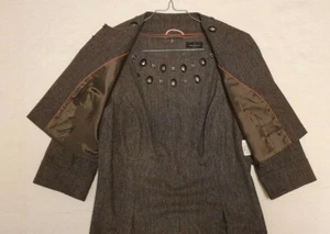 Daniel Hechter Damen Etuikleid mit Bolero, Gr. 38, Salz & Pfeffer Anthrazit, TOP - Bild 1 von 12