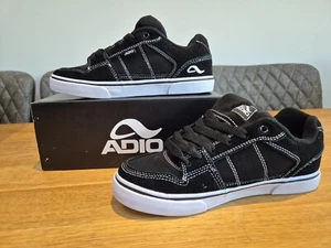 ADIO Skate Shoes Black Kids UK 3 Riviera New In Box Skateboarding Skater - Picture 1 of 5