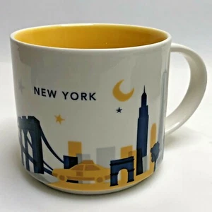 Starbucks Coffee Cup Mug You Are Here New York NY 14oz Ceramic 2017 - Picture 1 of 9