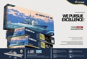 FLYHAWK 5001S 1/350 USS Cowpens CG-63 1998 kit modelo sin montar edición de lujo - Imagen 1 de 7
