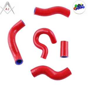 For KTM 450 XC-W 2012-2016 2015 2014 2013 Silicone Radiator Coolant Hose Red - Picture 1 of 3