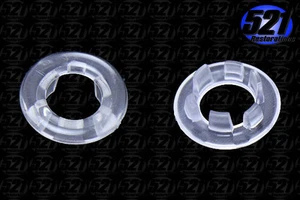Anillo de ajuste de férulas de bloqueo de puerta de plástico transparente para plumero de dardo Mopar Demon 68-76 - Imagen 1 de 1