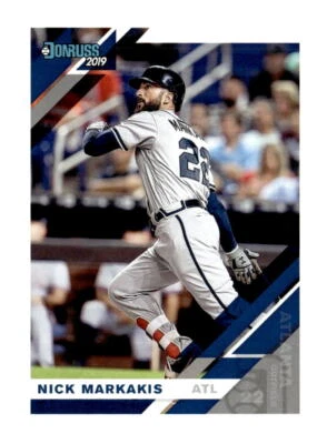 Nick Markakis 2019 Donruss #177 Atlanta Braves - Image 1 of 2