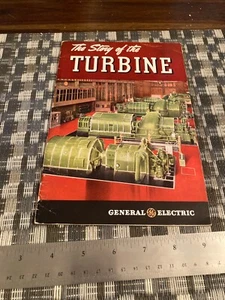 The Story of the Turbine: General Electric, folleto de colección 1943 RARO - Imagen 1 de 9