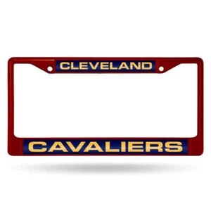 Cleveland Cavaliers NBA Maroon Painted Metal Laser Cut License Plate Frame - Picture 1 of 5