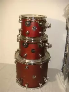 DW Performance Series 3 Stück Tom Drum Shell Pack/Kit Tabak Satin Öl - Bild 1 von 22