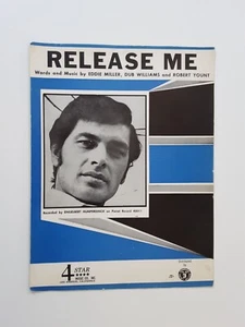 Vintage "Release Me"  sheet music, 1966 Engelbert Humperdinck version - Picture 1 of 3