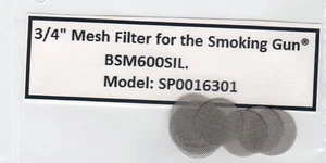 (20) Replacement Mesh Filter Screens for SMOKING GUN by BREVILLE/PolyScience - Picture 1 of 2