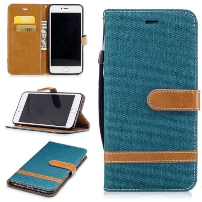 Custodia cellulare Protettiva per iPhone Apple 8 Plus Cover Borsa Wallet Bumper - Immagine 1 di 4