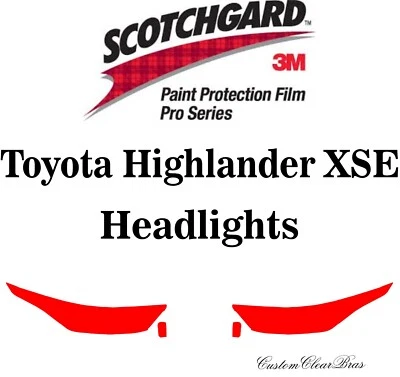 Película de protección de pintura 3M Scotchgard serie Pro 2021 2022 Toyota Highlander XSE Foto 1 de 3