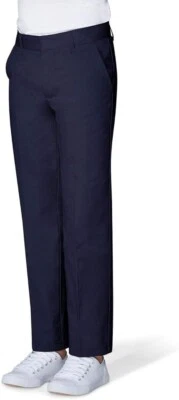 Pantalón Largo French Toast Boy Calce Relajado Azul Marino Talla 14 Husky, Cintura Ajustable Foto 1 de 4