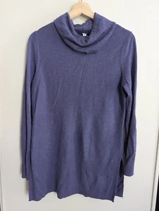 Adrienne Vittadini Women's Purple Cowl Neck Sweater Size S Cozy Casual - Picture 1 of 8