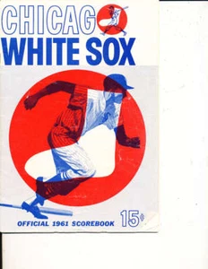 1961 Washington Senators Chicago White Sox Program - Picture 1 of 2