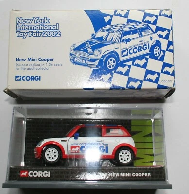 CORGI 2002 NEW YORK TOY FAIR MINI COOPER COLLECTOR CAR 1:36 SCALE DIECAST - Image 1 of 3