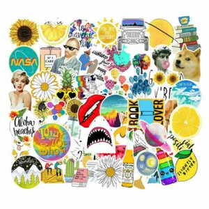50Pcs VSCO Sticker Bomb Vinyl Laptop Luggage Skateboard Girl Stuff Decals Pack - Picture 1 of 7