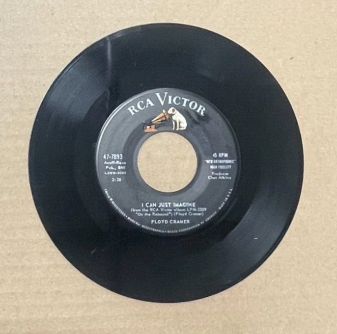 FLOYD CRAMER RCA VICTOR 45 I CAN JUST IMAGINE/SAN ANTONIO ROSE 7893 - Image 1 of 2