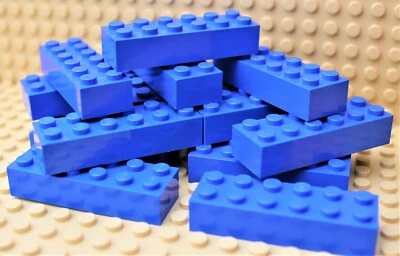 15 STÜCK LEGO ® BASISSTEIN 2x6 BLAU | NEU & UNBENUTZT | CLASSIC - Bild 1 von 2