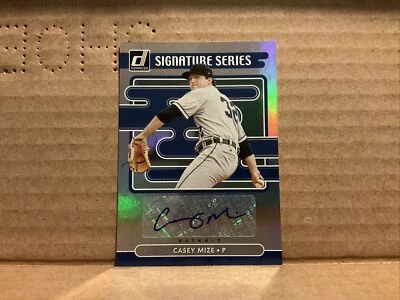2021 Donruss Signature Series #1 Casey Mize Auto - Image 1 of 3