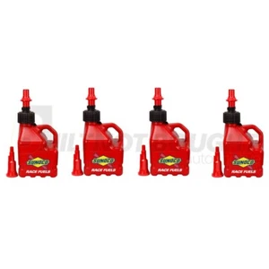 4x Jarra utilitaria Sunoco roja de 3 galones con tapa Fastflo - Imagen 1 de 2