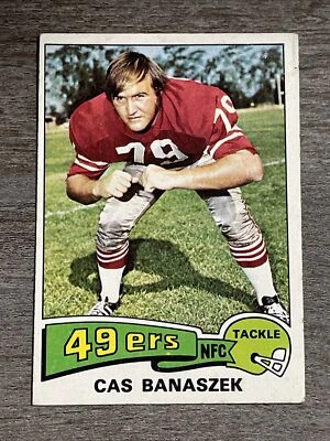Cas Banaszek 1975 Topps 49ers #248  *2346* - Image 1 of 2