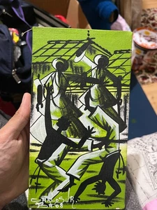 Carlos Junior of Bahia Capoeira Bainas Painting on Canvas. - Picture 1 of 3