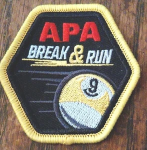 🔥💥APA 9 BREAK & RUN 9BALL AMERICAN POOLPLAYERS👀💥🔥6-SIDED - Picture 1 of 1