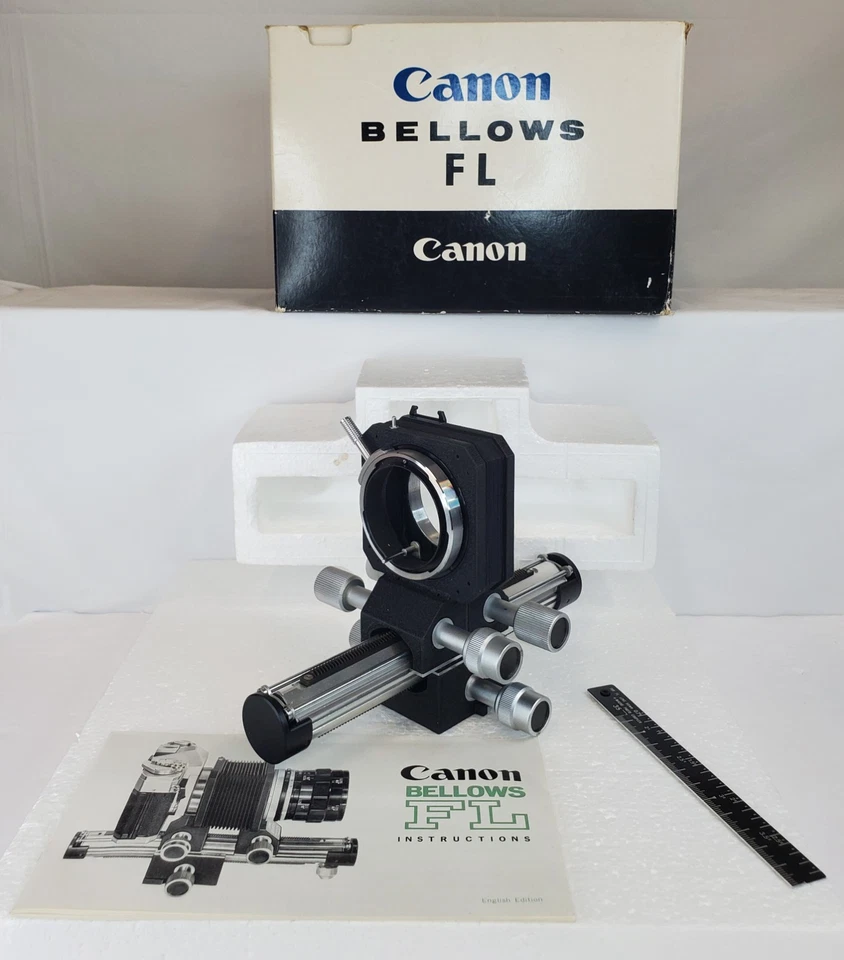 Accesorio de cámara Canon Fellows FL de colección, Japón con manual y caja original Foto 1 de 4
