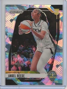 Angel Reese Panini Prizm WNBA 2024 plata hielo agrietado #10 Chicago Sky radiocontrol - Imagen 1 de 2