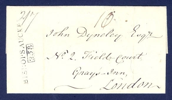 GREAT BRITAIN 1802 BISHOP'S AUCKLAND/258 BOXED MILAGE - Image 1 of 1