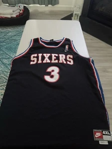 Nike Swingman Throwback Philadelphia 76ers Allen Iverson Size 4xl - Picture 1 of 4