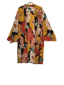 DR2 by Daniel Rainn Kimono Damen Übergröße 2X Release Plissee Ruana vorne offen - Bild 1 von 8