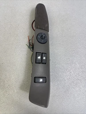 95-99 Chevy Silverado GMC Sierra Left Master 2 Door Window Switch Lock OEM Grey - Image 1 of 4
