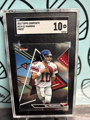 2023 Topps Composite - Topps Finest Eli Manning #218 SGC 10 Foto 1 de 2