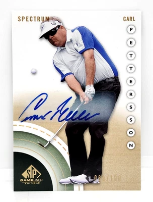 CARL PETTERSSON SPECTRUM AUTO 69/100 ~ 2013 SP JUEGO USADO GOLF #19 ~ SUECIA Foto 1 de 2