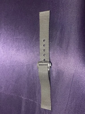 20 毫米欧米茄编织不锈钢网眼表带(仅限手链!) — 第 1/4 张图片