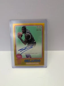 2024-25 Topps Chrome 1973 Auto /50 Gold Refractor Shaquille O'Neal #73 NEUWERTIG RARITÄT - Bild 1 von 8