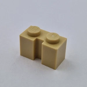 Lego 10x Stein mit Nut 1x2 brick with groove 4216 beige tan - Picture 1 of 1